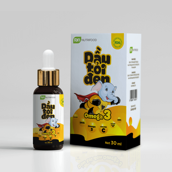 Dầu tỏi đen Omega 3 Fankid